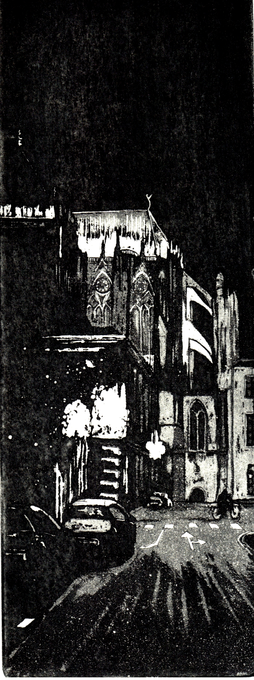 Gravure de la cathédrale