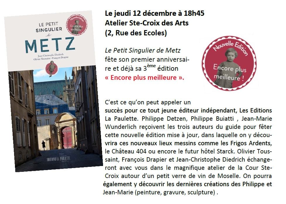 Inauguration de la 3ème édition à l’Atelier Ste-Croix des Arts