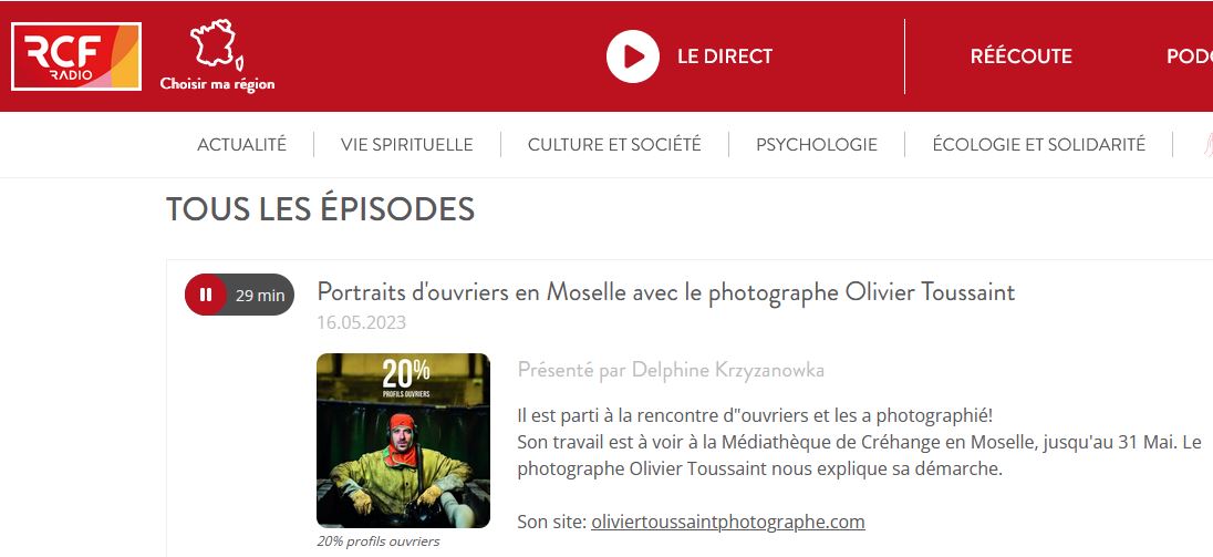 Les ouvriers, une exposition, une interview
